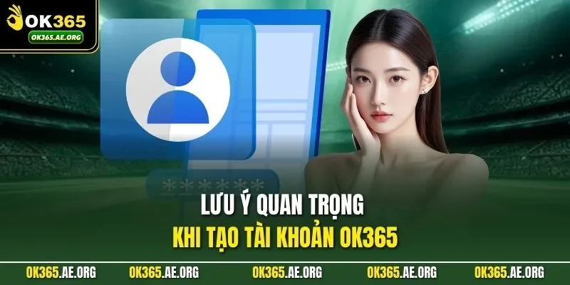 Lưu ý quan trọng khi tạo tài khoản Ok365